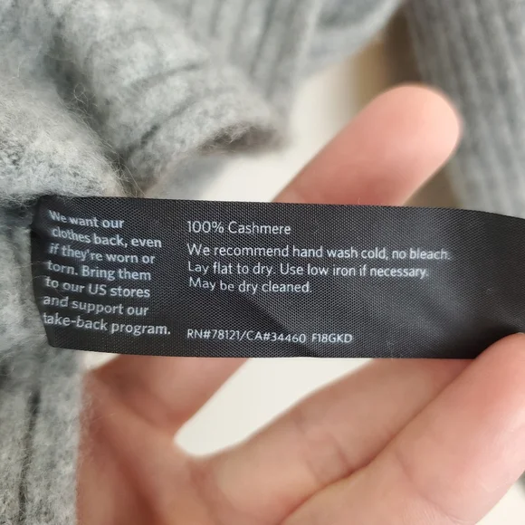 Eileen Fisher Cashmere Split Turtleneck Sweater - Picture 3 of 14